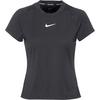Nike Advantage Tennisshirt Damen - black-black-black-white