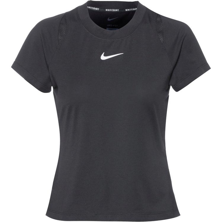 Nike Nike Advantage Tennisshirt Damen - black-black-black-white - 0 | SportScheck