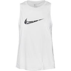 Nike ONE SWSH HBR Funktionstank Damen white-black