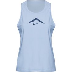 Nike TRAIL DF Funktionstank Damen lt armory blue