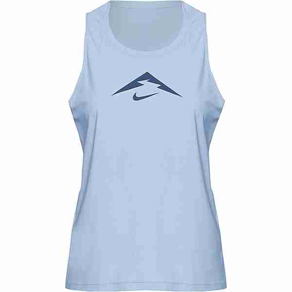Nike TRAIL DF Funktionstank Damen lt armory blue