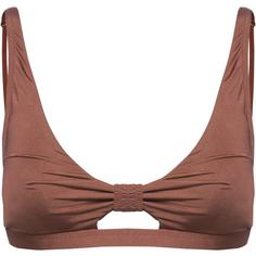 Roxy Silky Island Bikini Oberteil Damen root beer