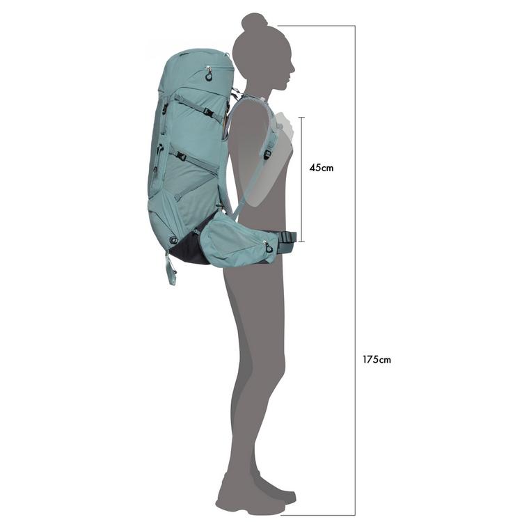 Deuter Deuter Aircontact Core 55+10 SL Trekkingrucksack Damen - jade-graphite - 9 | SportScheck