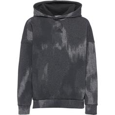 adidas AOP Hoodie Kinder black-black