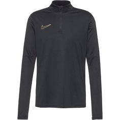 Nike Academy 23 Funktionsshirt Herren black-black-metallic gold