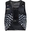 LEKI Trail Running Quiver Vest Laufrucksack - black-white-bright red