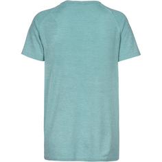 Rückansicht von Odlo Essentials Funktionsshirt Damen aqua haze melange