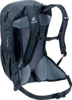 Rückansicht von Deuter Velo Air 16 Fahrradrucksack black