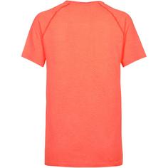 Rückansicht von Odlo Essentials Funktionsshirt Damen living coral melange