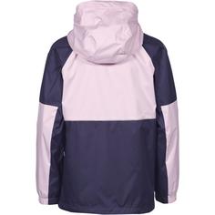 Rückansicht von Columbia Dalby Springs Regenjacke Kinder pink dawn-nocturnal