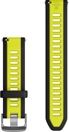 Rückansicht von Garmin Armband schwarz-amp yellow