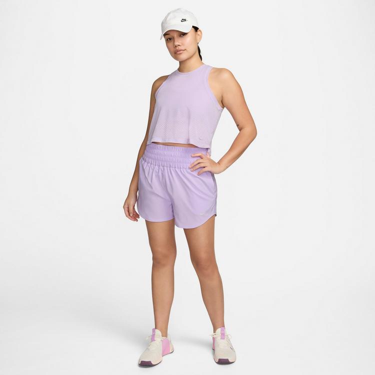 Nike Nike One Classic Breathable Croptop Damen - lilac bloom-black - 4 | SportScheck