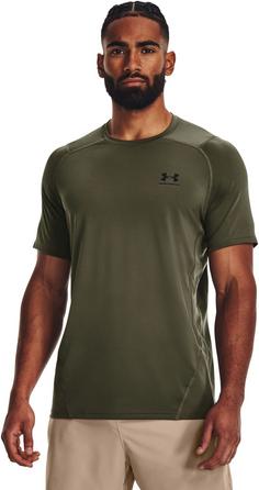 Rückansicht von Under Armour HEATGEAR ARMOUR Funktionsshirt Herren marine od green-white