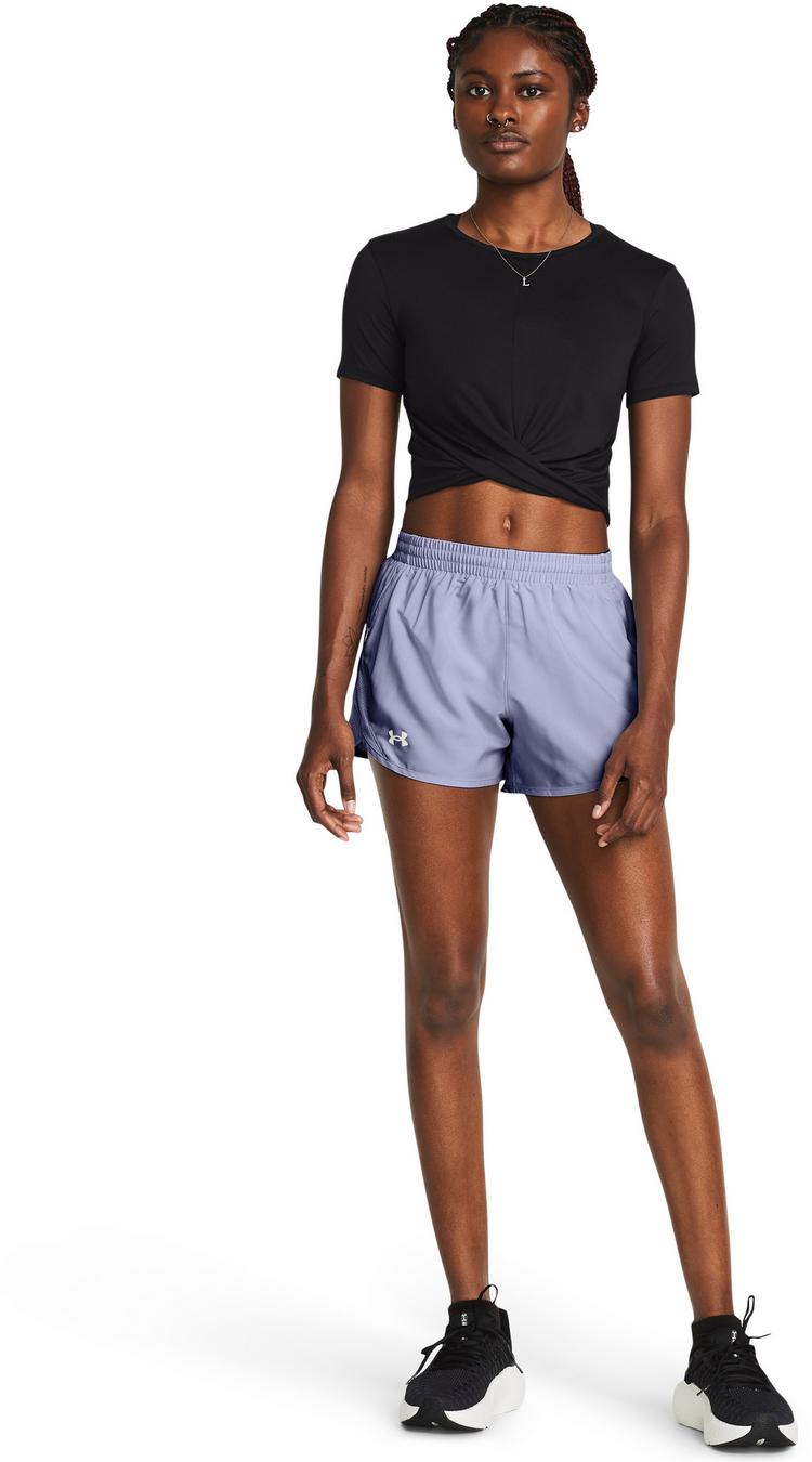 Under Armour Under Armour UA FLY BY 3 SHORTS Laufshorts Damen - celeste-celeste-reflective - 3 | SportScheck