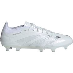 adidas PREDATOR ELITE L FG Fußballschuhe Herren ftwr white-silver met-ftwr white