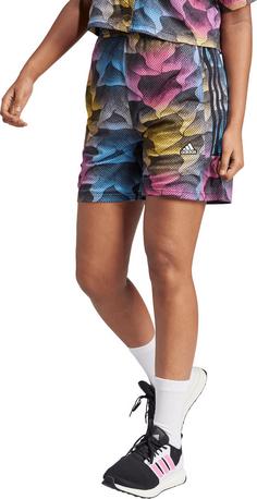Rückansicht von adidas Tiro Shorts Damen multicolor
