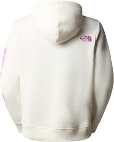 Rückansicht von The North Face Mountain Play Hoodie Damen white dune