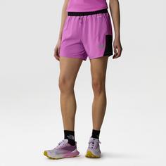 Rückansicht von The North Face Funktionsshorts Damen violet crocus-tnf black