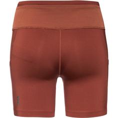 Rückansicht von On PERFORMANCE SHORT TIGHTS Lauftights Damen ruby