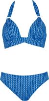 Sunflair Bikini Set Damen - blau-wei&szlig;