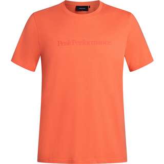 Peak Performance Big Logo T-Shirt Herren orange adventure