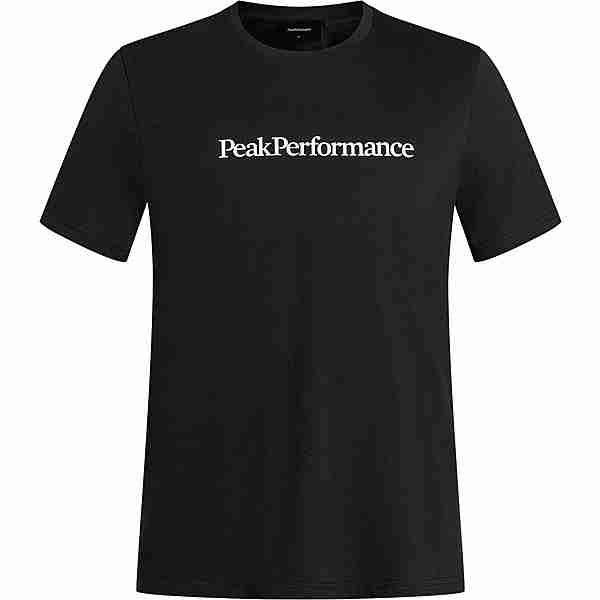 Peak Performance Big Logo T-Shirt Herren black