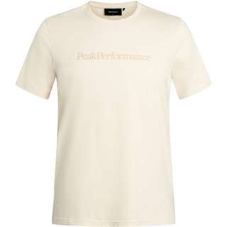 Peak Performance Big Logo T-Shirt Herren sand fog