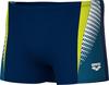Arena Threefold Badehose Herren - navy-grey blue-soft green