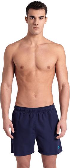 Rückansicht von Arena FUNDAMENTALS BOXER R Badeshorts Herren navy-turquoise