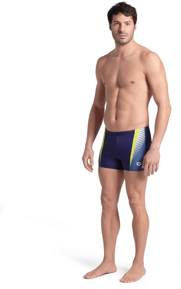 Arena Arena Threefold Badehose Herren - navy-grey blue-soft green - 2 | SportScheck