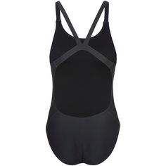 Rückansicht von Nike Schwimmanzug Damen black