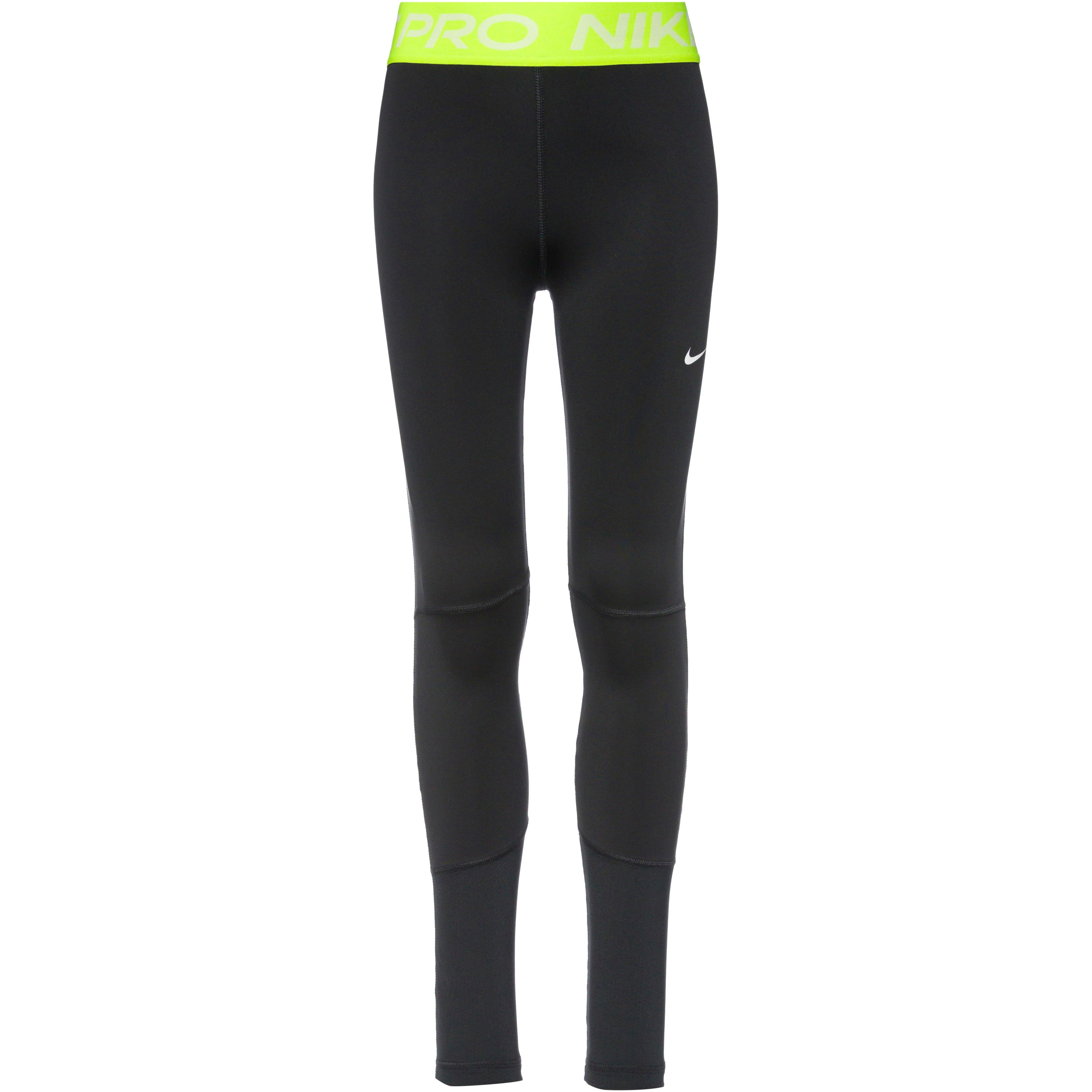 Nike Pro Tights Madchen black volt white im Online Shop von SportScheck kaufen