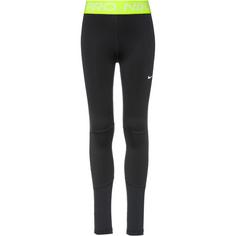 Nike Pro Tights Kinder black-volt-white