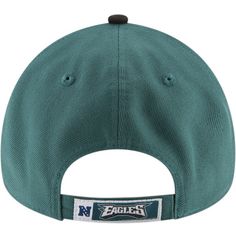 Rückansicht von New Era 9forty The League Philadelphia Eagles Cap green