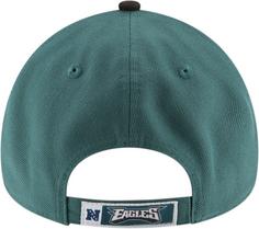 Rückansicht von New Era 9forty The League Philadelphia Eagles Cap green