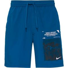 Nike Dri-Fit Form Funktionsshorts Herren court blue-pink foam -black