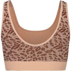 Rückansicht von adidas Scoop Lounge BH Damen animal print