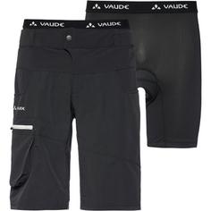 VAUDE Qimsa Fahrradshorts Herren black uni