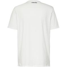 Rückansicht von HEAD RAINBOW Tennisshirt Herren white
