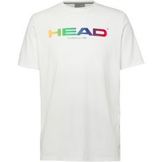 HEAD RAINBOW Tennisshirt Herren white