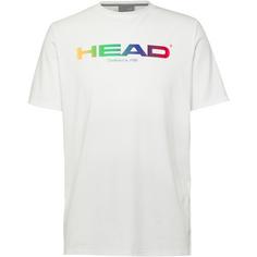 HEAD RAINBOW Tennisshirt Herren white