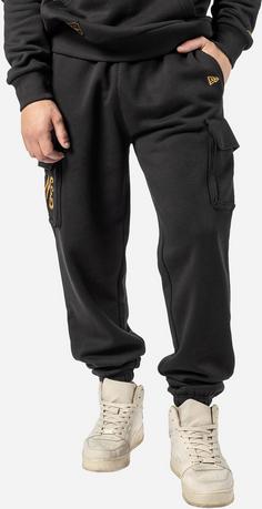 Rückansicht von New Era Cargohose Herren black