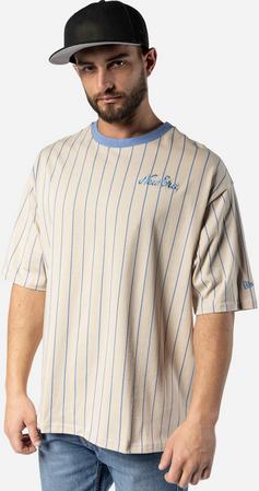 Rückansicht von New Era Oversize Shirt Herren stone-light blue