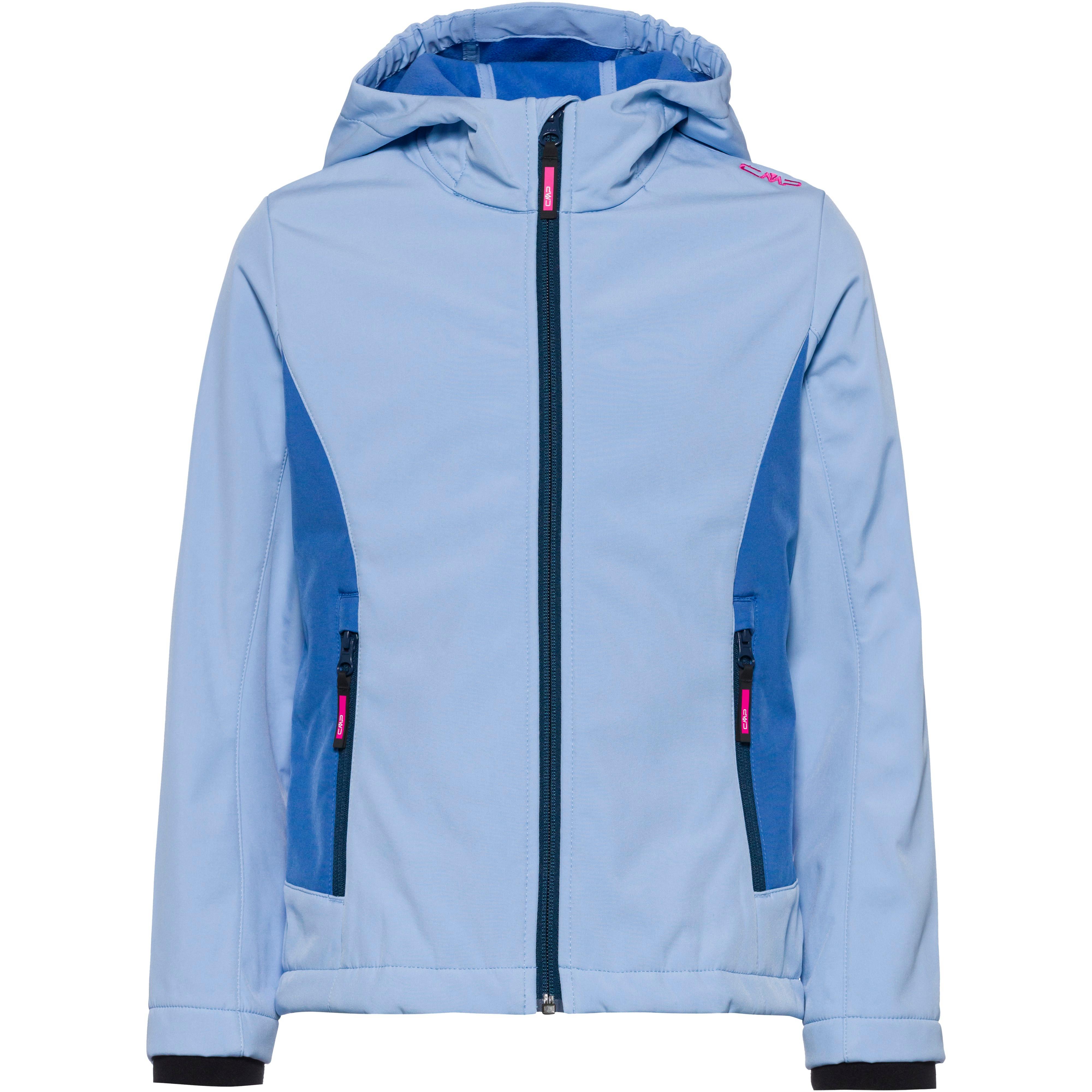 CMP Mädchen Softshelljacke Mit Kapuze – Wasserdicht, Fleece-Innenfutter, 2 Taschen