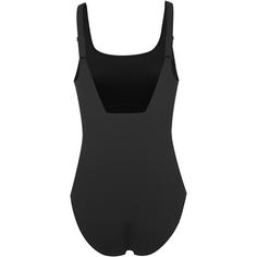 Rückansicht von SPEEDO Shaping Contour Eclipse Badeanzug Damen black-white