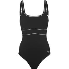 SPEEDO Shaping Contour Eclipse Badeanzug Damen black-white