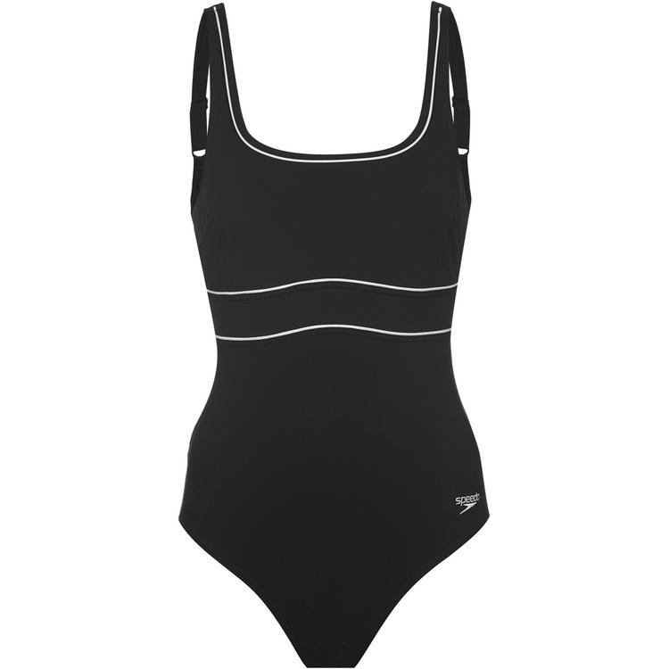 SPEEDO SPEEDO Shaping Contour Eclipse Badeanzug Damen - black-white - 0 | SportScheck