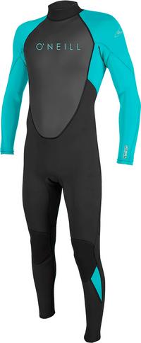 O'NEILL Youth Reactor-2 3/2 Neoprenanzug Kinder - black-light aqua