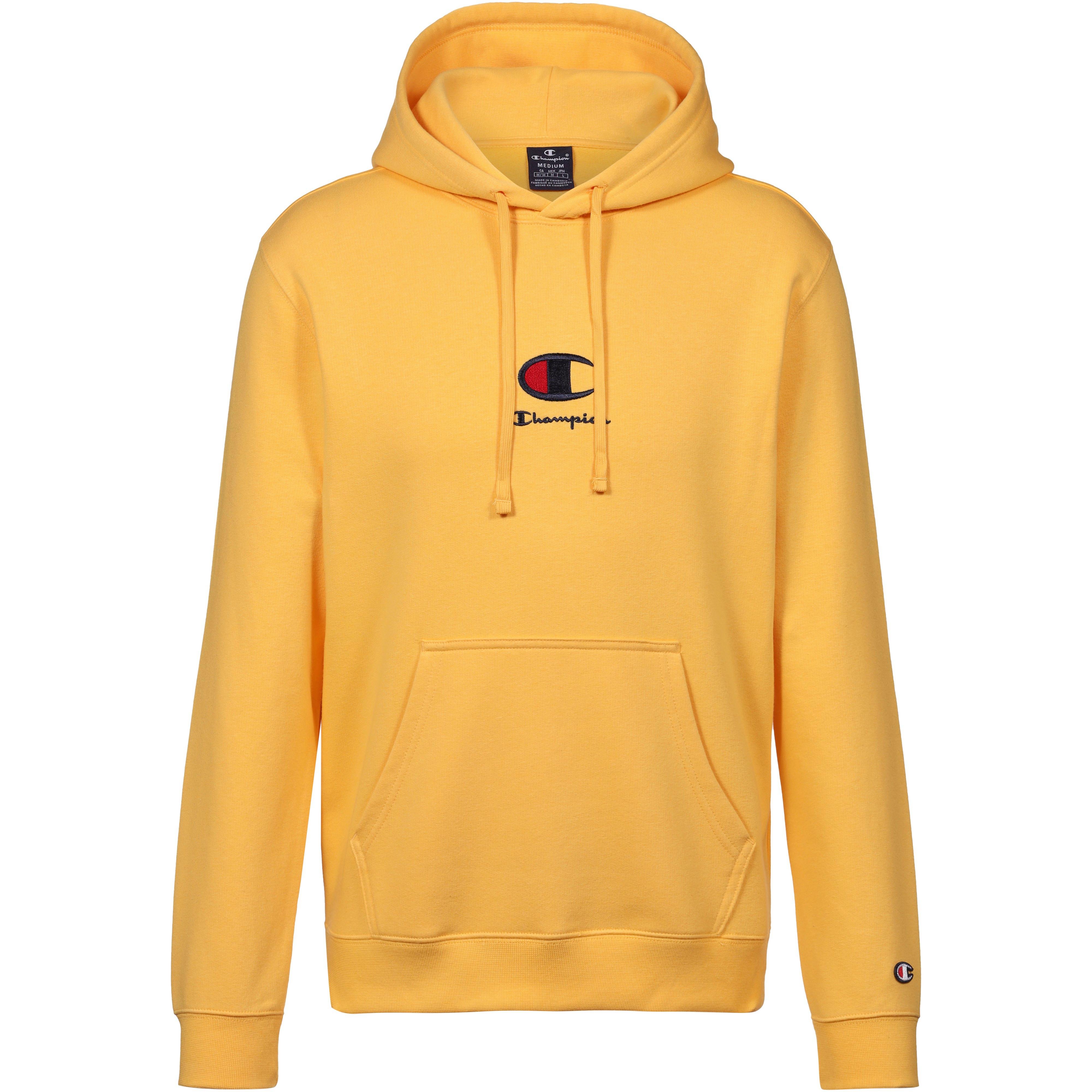 Champion hoodie orange herren best sale