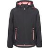 CMP Softshelljacke M&auml;dchen - antracite-lotus